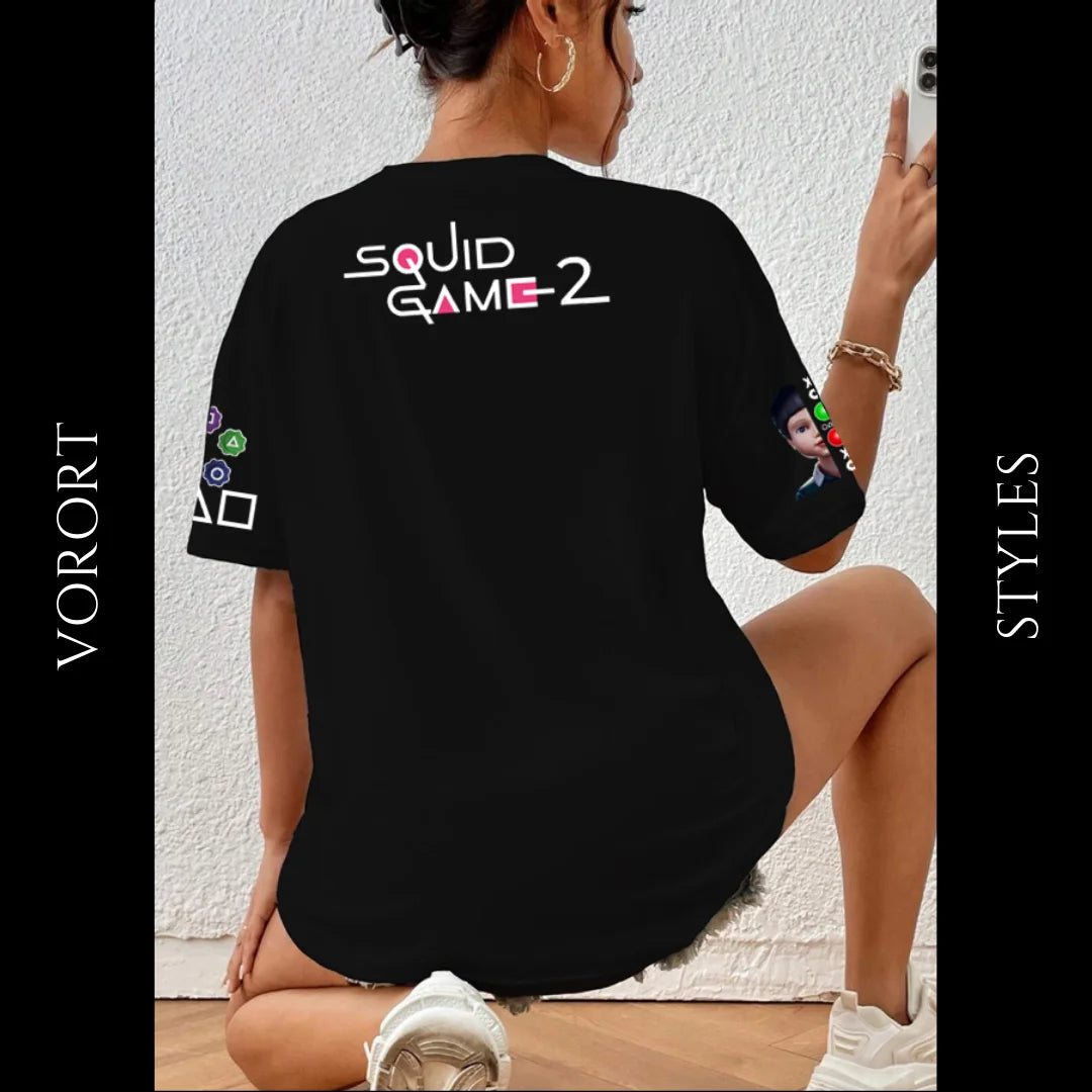 CAMISETA OVERSIZE SQUID GAME