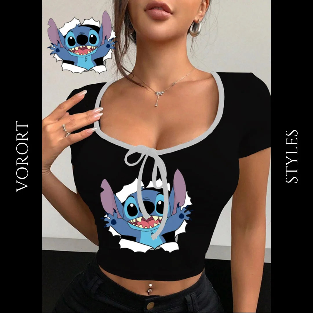 CROPTOP VELVET NEGRO
