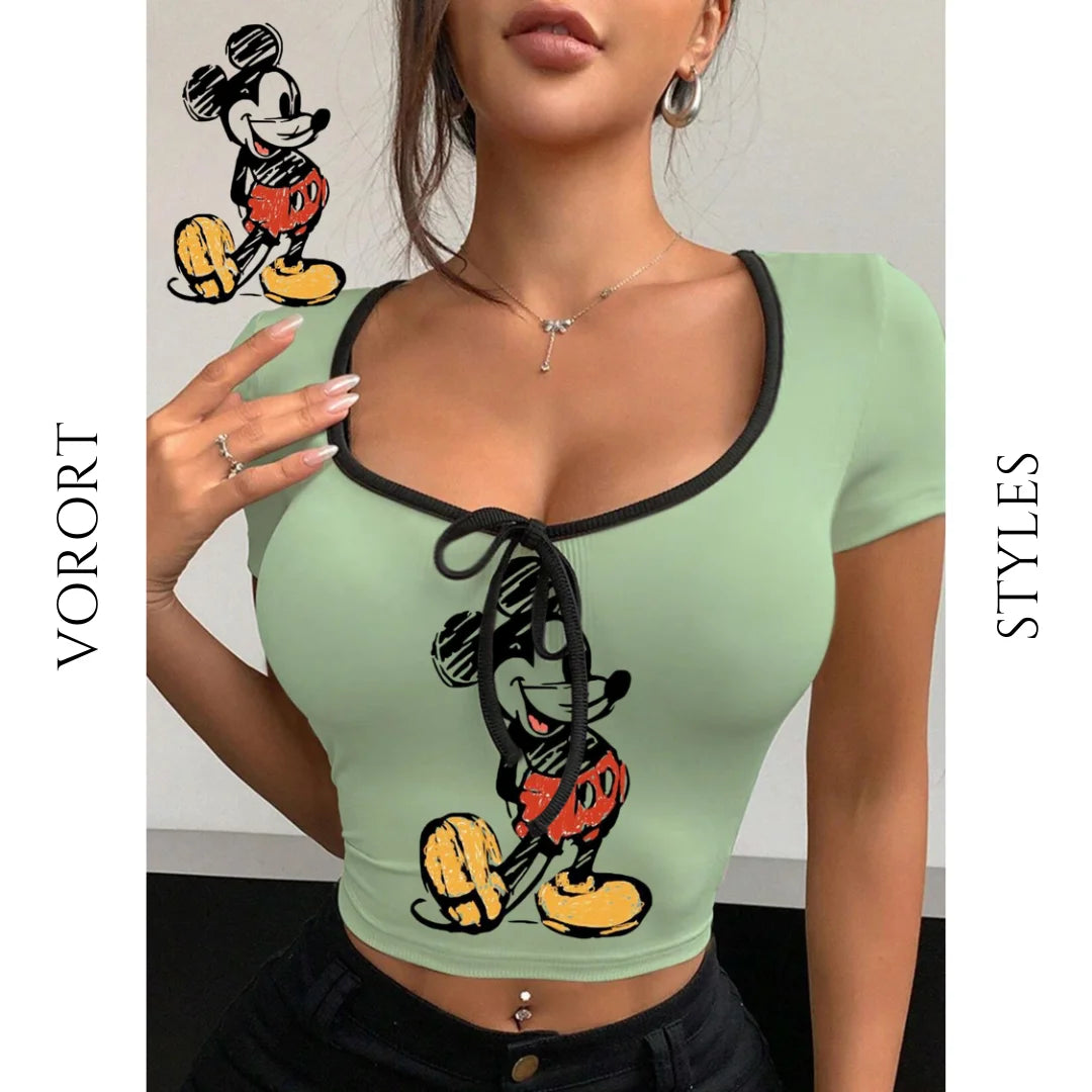 CROPTOP VELVET VERDE