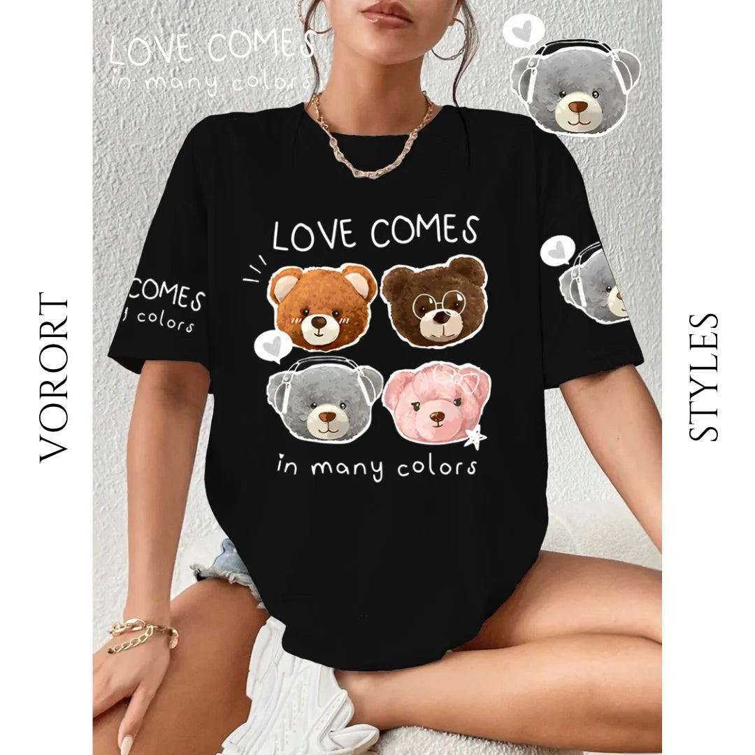 CAMISETA OVERSIZE BEARS