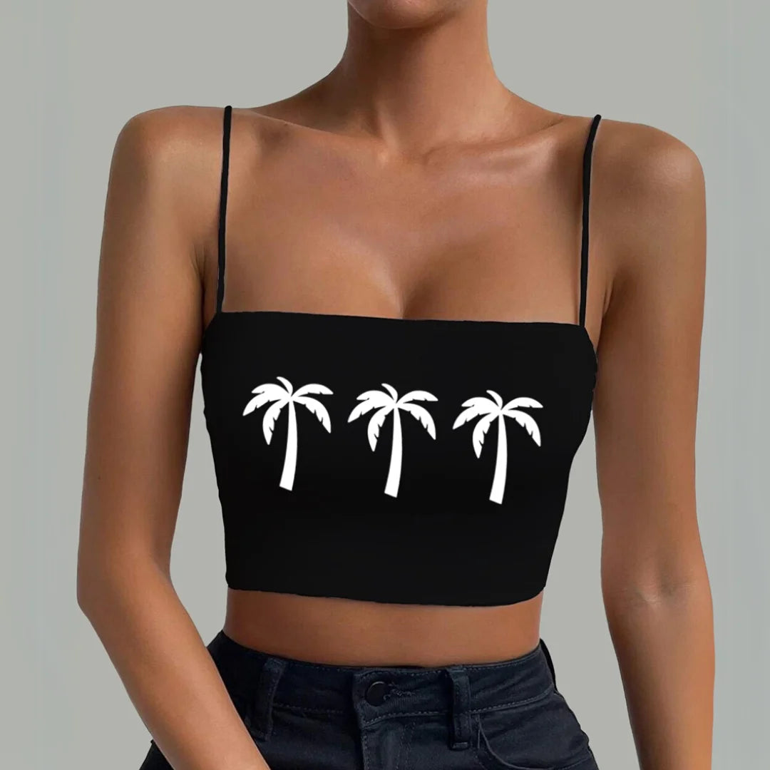 CROPTOP DURAZNO NEGRO