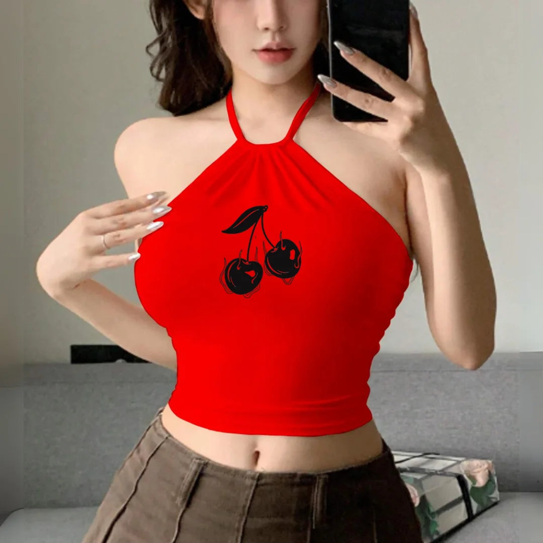 CROPTOP SUMMER ROJO